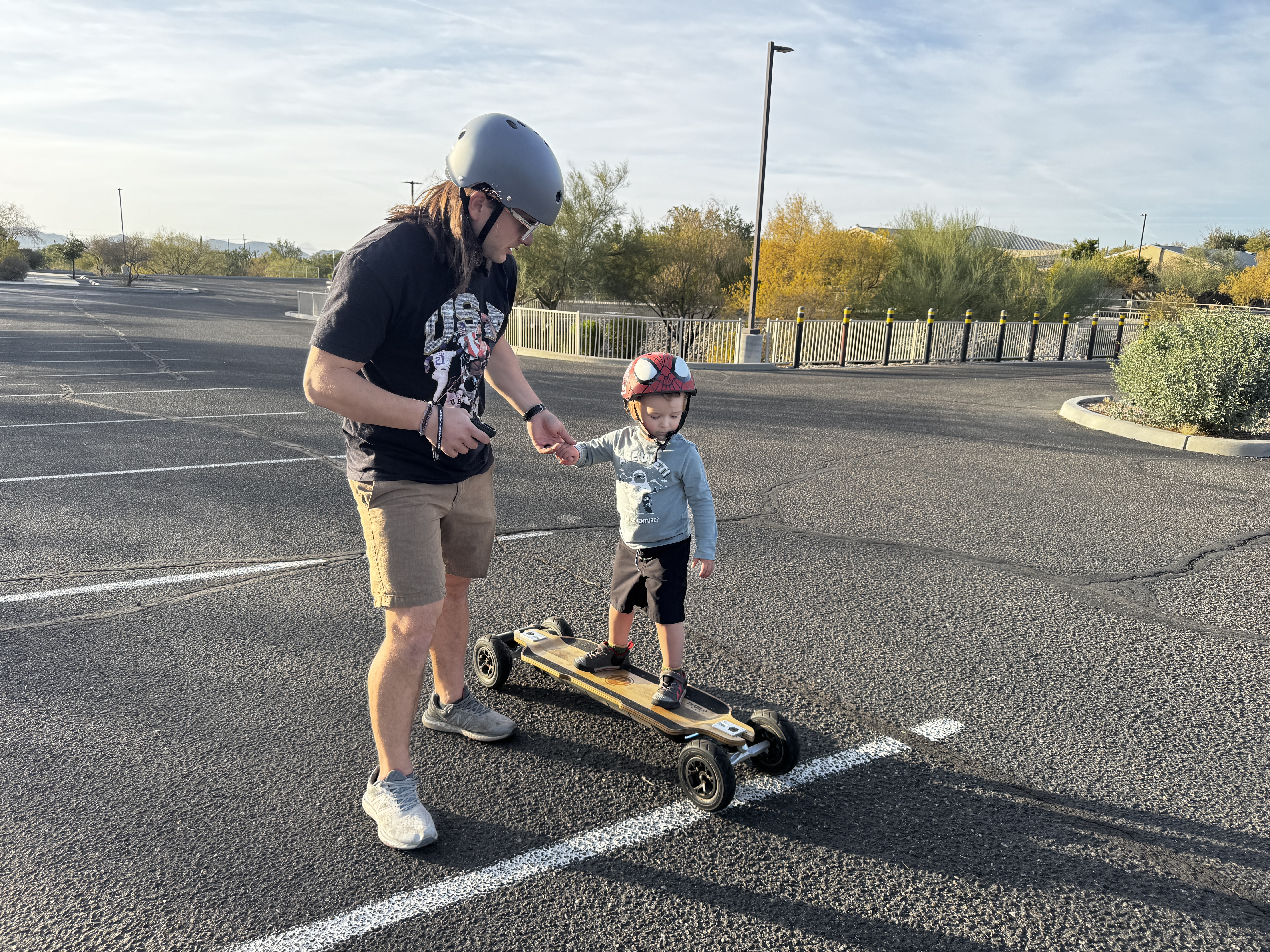 Alex hiking outdoors